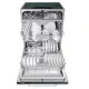 Samsung DW60CG530B00ET beépíthető mosogatógép, 14 teríték, 3 kosár, automatikus ajtónyitás, 59.8x55x81.5 cm