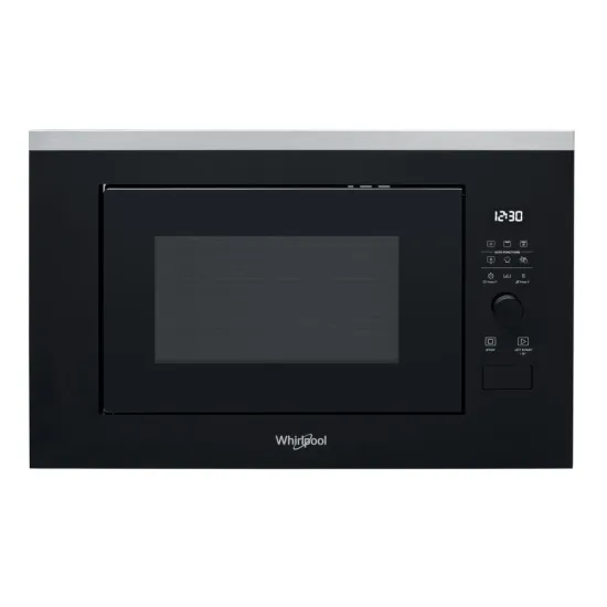 Whirlpool WMF250G beépíthető mikrohullámú sütő, 900W, 25L, 59.4x37.9x39 cm, fekete