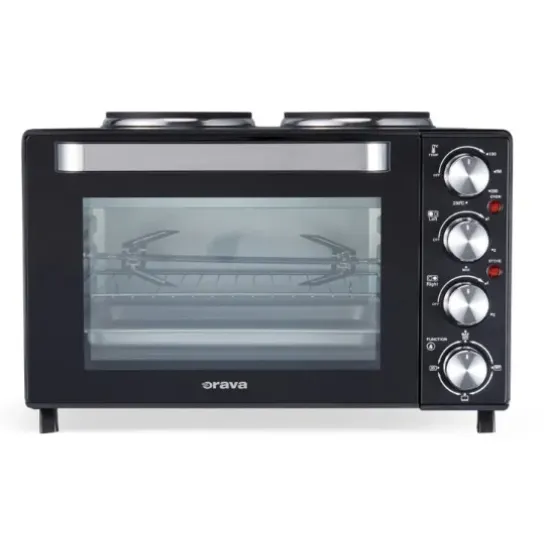 Orava ELEKTRAX30 30L mini sütő 2db főzőlappal 