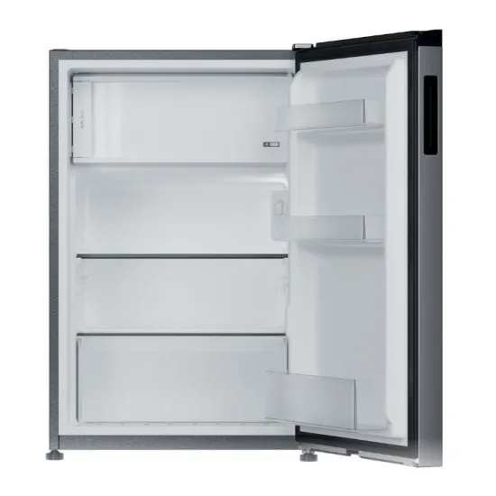 Candy CNOQ2S58EX egyajtós hűtőszekrény fagyasztóval, 100/14L, 54.5x56.2x85 cm, inox szín 