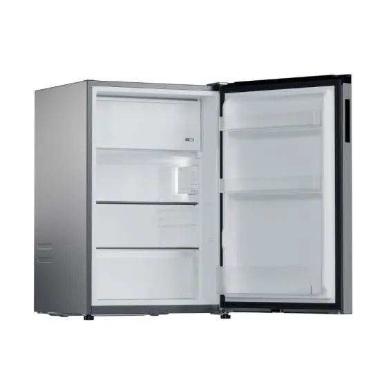 Candy CNOQ2S58EX egyajtós hűtőszekrény fagyasztóval, 100/14L, 54.5x56.2x85 cm, inox szín 