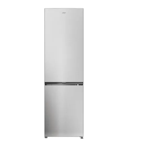 Candy CNCQ2T518EX No Frost alulfagyasztós kombinált hűtőszekrény, 197/82L, Wifi, 54.5x60.2x182.5 cm, inox szín 