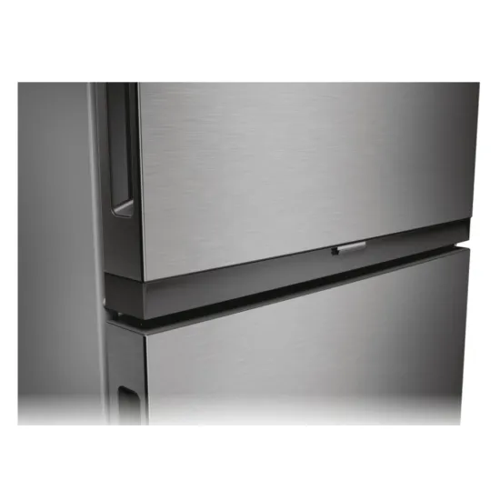 Candy CNCQ2T518EX No Frost alulfagyasztós kombinált hűtőszekrény, 197/82L, Wifi, 54.5x60.2x182.5 cm, inox szín 