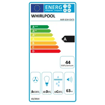 Whirlpool AKR 634 GY/3 beépíthető kihúzható konyhai elszívó, 59.8x30.2x39.6 cm, szürke szín 
