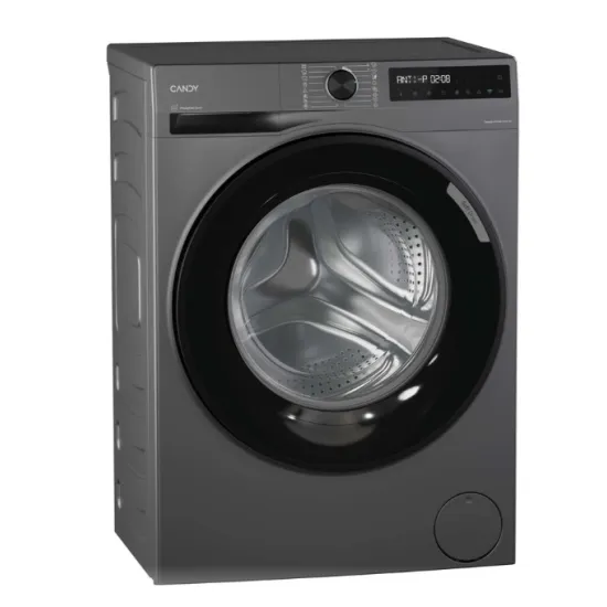 Candy BR 48SBL6G-S elöltöltős mosógép, 8 kg, Wifi, gőz , inverter motor, 60x49x85 cm, antracitszürke szín 