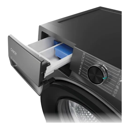 Candy BR 48SBL6G-S elöltöltős mosógép, 8 kg, Wifi, gőz , inverter motor, 60x49x85 cm, antracitszürke szín 