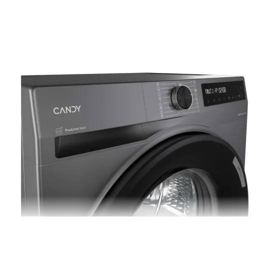 Candy BR 48SBL6G-S elöltöltős mosógép, 8 kg, Wifi, gőz , inverter motor, 60x49x85 cm, antracitszürke szín 