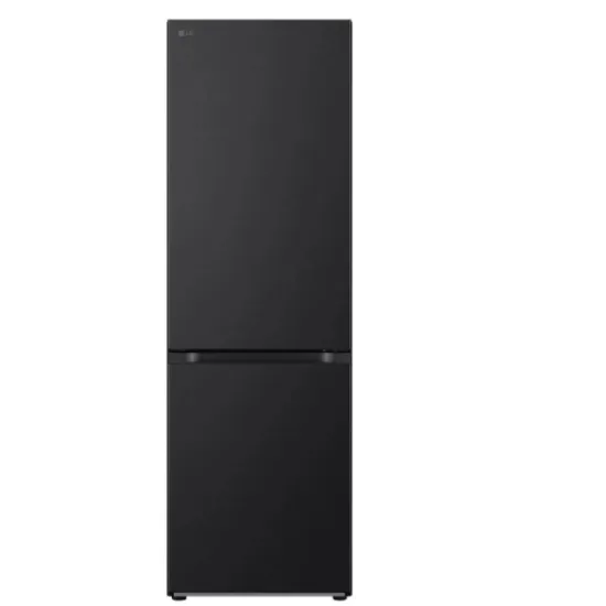 LG GBV3100AEP alulfagyasztós kombinált hűtőszekrény, 234/110L, Smart Inverter Kompresszor, 59.5x67.5x186 cm, matt éjfekete szín 