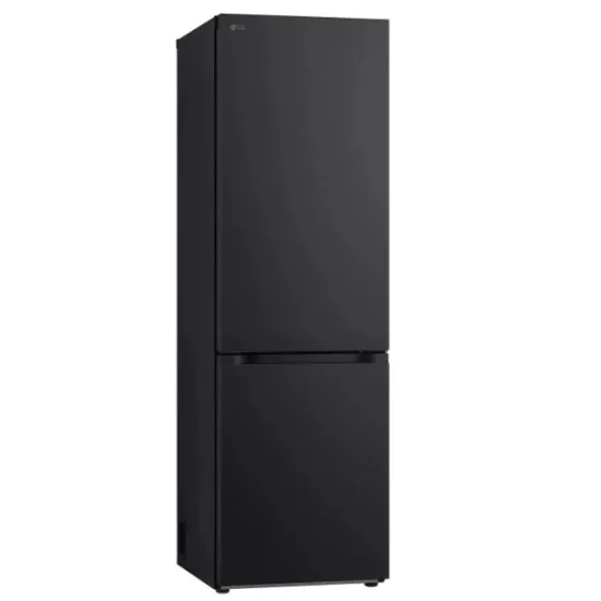 LG GBV3100AEP alulfagyasztós kombinált hűtőszekrény, 234/110L, Smart Inverter Kompresszor, 59.5x67.5x186 cm, matt éjfekete szín 