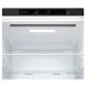 LG GBV3100AEP alulfagyasztós kombinált hűtőszekrény, 234/110L, Smart Inverter Kompresszor, 59.5x67.5x186 cm, matt éjfekete szín 