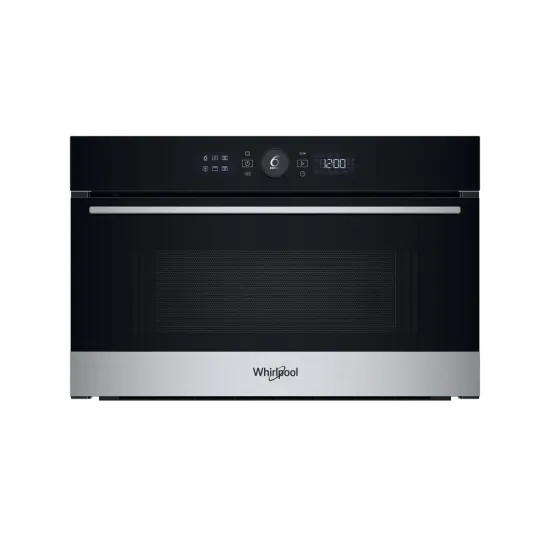 Whirlpool WMD54MX beépíthető mikrohullámú sütő, 31L, Crisp funkció, 800W, 59.5x46.8x38.5 cm, inox szín 