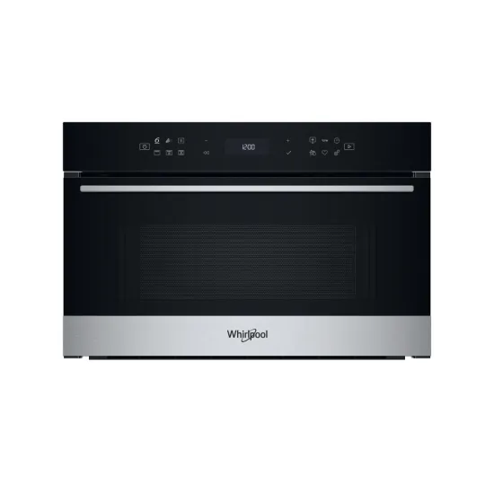 Whirlpool WMD7O4TX beépíthető mikrohullámú sütő, 31L, 800W, Crisp funkció, 59.5x46.8x38.5 cm, inox szín 