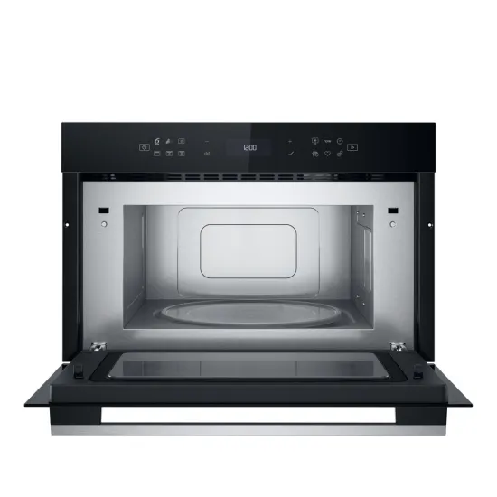 Whirlpool WMD7O4TX beépíthető mikrohullámú sütő, 31L, 800W, Crisp funkció, 59.5x46.8x38.5 cm, inox szín 