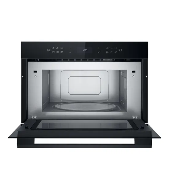 Whirlpool WMD7O4TB beépíthető mikrohullámú sütő, 31L, 1000W, Crisp funkció, 59.5x46.8x38.5 cm, fekete szín 