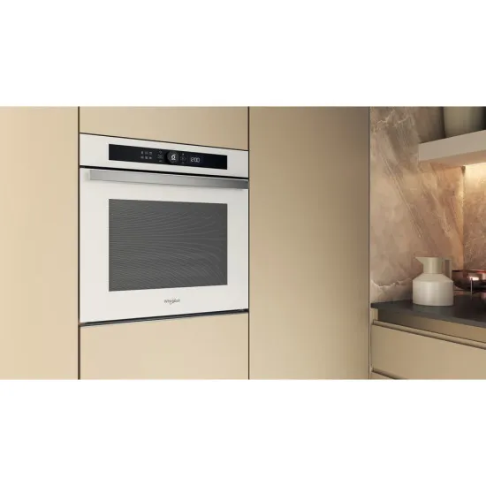 Whirlpool WOI4S8HM2SWA beépíthető sütő, 73L, 6. Érzék technológia előre beállított receptek, 59.5x56.4x59.7 cm 