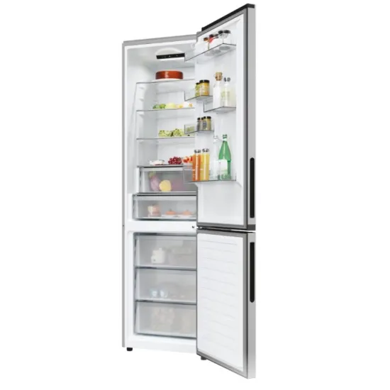 Candy ECN2CQTEX206 No Frost alulfagyasztós kombinált hűtőszekrény, 289/120L, 59.5x66.7x205 cm 