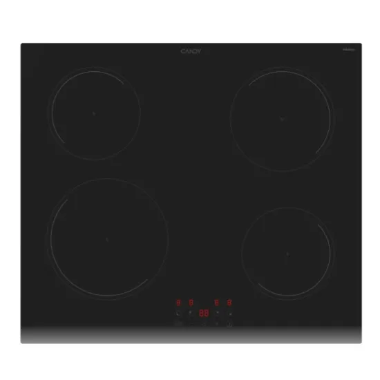 Candy CI642CBB/1 beépíthető indukciós kerámialap, 59x52x6cm, fekete 