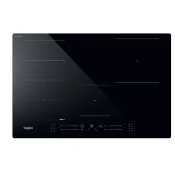 Whirlpool WF S1577 CPNE beépíthető indukciós kerámialap, 77x51x5.4 cm, fekete szín