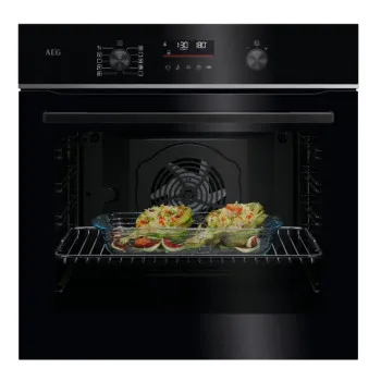 AEG TU5PB431SB beépíthető sütő, 72L, Wifi, pirolitikus tisztítás, 59.4x56.8x59.5 cm, fekete szín 