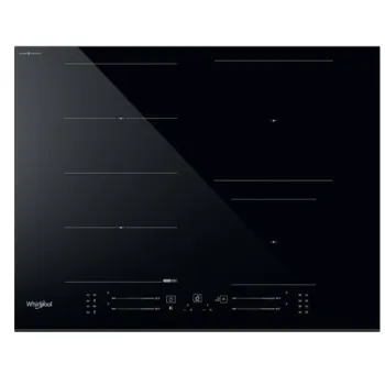 Whirlpool WF S4665 CPBF beépíthető indukciós kerámialap, 65x51x5.4 cm, fekete szín 