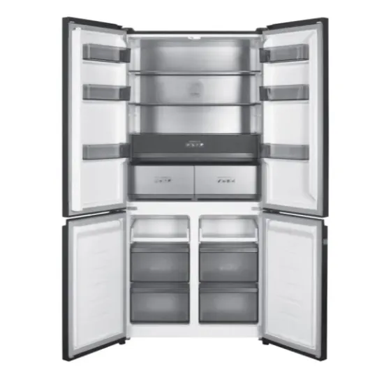 MPM MPM-503-SSI-10 Total No Frost side by side hűtőszekrény francia ajtós kialakítással, 349/151L, inverter kompresszor, 90.5x59.7x190.2 cm, sötét inox szín 