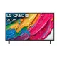 LG 43QNED80A3A AI 4K UHD QNED Smart LED TV, 43, 109.22 cm
