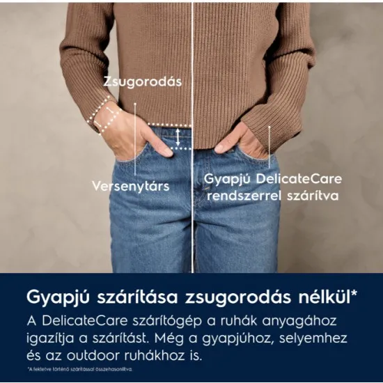 Electrolux EW7D495UE hőszivattúys szárítógép, 9 kg, inverter motor, 59.6x63.6x85 cm 