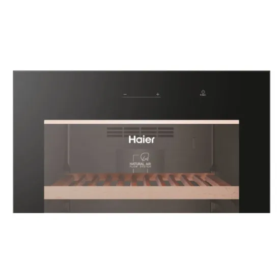 Haier HWS236GDEH1 borhűtő, 236 palack, Wifi+Bluetooth, 59.7x71.4x190 cm, fekete szín 