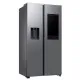 Samsung RS90F66BETEO side by side hűtőszekrény, AI Inverteres kompresszor, Wifi, 389/225L, 91.2x72.6x178.4 cm, Family Hub™, matt metál DOI szín 