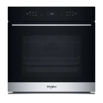 Whirlpool WOI78PT1SXA beépíthető sütő, 73L, 6. Érzék technológia előre beállított receptek, pirolitikus és hidrolitikus tisztítás, 59.5x56.4x59.7 cm, inox szín 