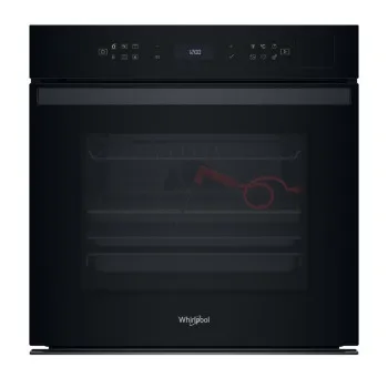 Whirlpool WOI6A8FPT1SBA beépíthető sütő, 73L, 6. Érzék technológia előre beállított receptek, pirolitikus és hidrolitikus tisztítás, 59.5x56.4x59.7 cm, fekete szín 