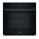 Whirlpool WOI6A8FPT1SBA beépíthető sütő, 73L, 6. Érzék technológia előre beállított receptek, pirolitikus és hidrolitikus tisztítás, 59.5x56.4x59.7 cm, fekete szín 