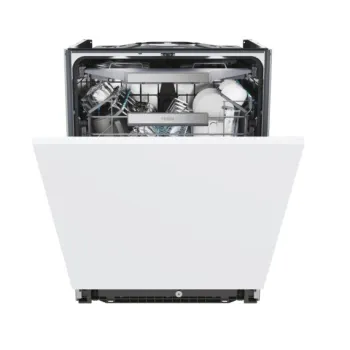 Haier XS 6B1M3PB teljesen beépíthető mosogatógép, 16 teríték, Wifi, inverter motor, automatikus ajtónyitás, 3 kosár, 59.7x55.5x81.8 cm