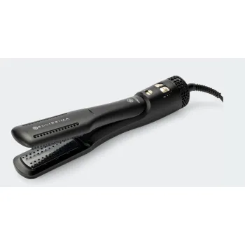 Imetec 11967 Airsleek 2 az 1-ben meleglevegős hajvasaló, 640W, ionizáló funkció, fekete matt arany szín 