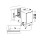 Whirlpool WH7IA115B2M3TUS0 teljesen beépíthető mosogatógép, 15 teríték, automatikus ajtónyitás, 3 kosár, 59.8x55.5x82 cm
