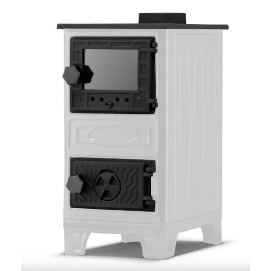 Hunor 304 Mini kandalló 9,5 kW, fehér szín 