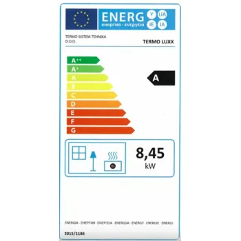 Warnex Termo Lux kandalló 8,45 kW bordó 45x93x49cm