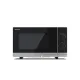 Sharp YC-PS201AE-S mikrohullámú sütő, 20L, 700W, ezüst szín 
