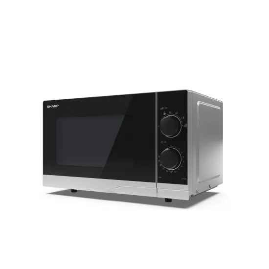 Sharp YC-PS201AE-S mikrohullámú sütő, 20L, 700W, ezüst szín 