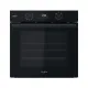 Whirlpool OMSR58RU1SB beépíthető sütő, 71L, pirolitikus és hidrolitikus tisztítás, Cook 3 funkció, 59.5x55.1x59.5 cm, fekete szín 