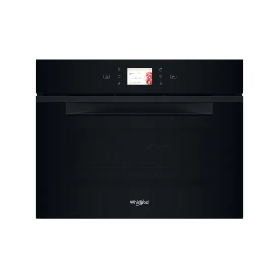 Whirlpool WCW11O7HTSB beépíthető kompakt sütő és mikró, 53L, 950W, Crisp funkció, 55.9x54.3x45.5 cm, fekete szín 