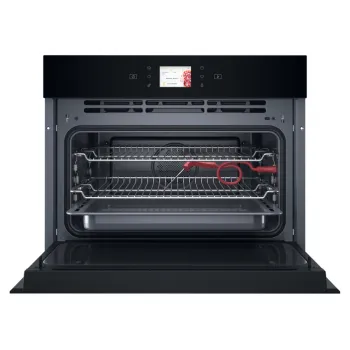 Whirlpool WCW11O7HTSB beépíthető kompakt sütő és mikró, 53L, 950W, Crisp funkció, 55.9x54.3x45.5 cm, fekete szín 