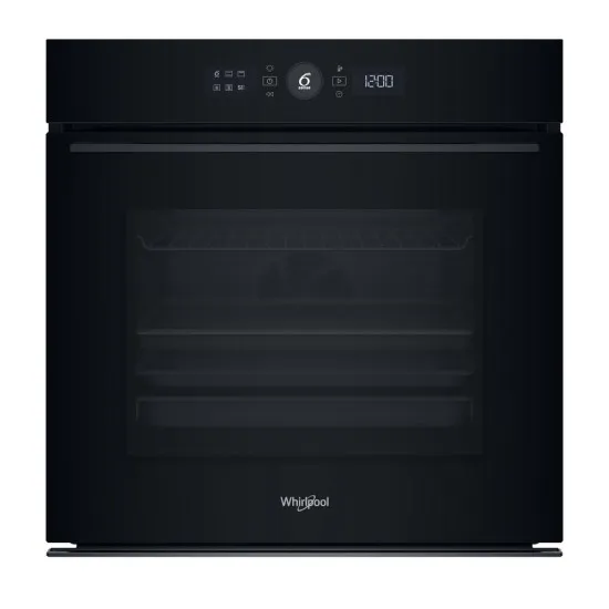 Whirlpool WOI5S8HM1SBA beépíthető sütő, 73L, 6. Érzék technológia előre beállított receptek, 59.5x56.4x59.7 cm, fekete szín 