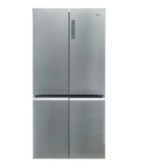 Haier HCR5919ENMM No Frost side by side hűtőszekrény, francia ajtós kialakítással, 422/221L, Dual Inverter Kompresszor, 90x874.8x190.5 cm, New Platinum inox szín 