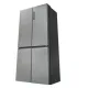 Haier HCR5919ENMM No Frost side by side hűtőszekrény, francia ajtós kialakítással, 422/221L, Dual Inverter Kompresszor, 90x874.8x190.5 cm, New Platinum inox szín 
