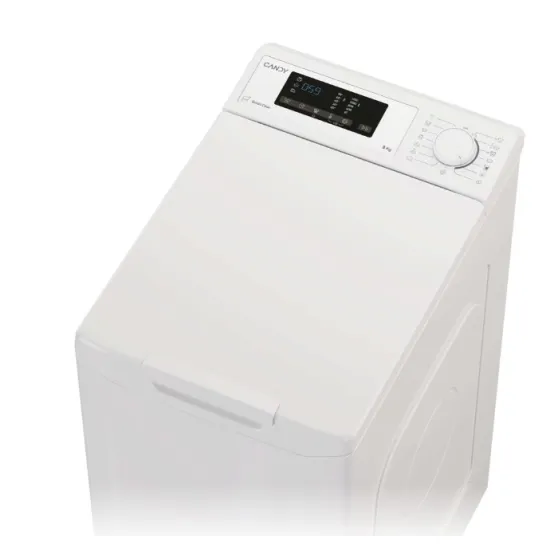 Candy TCA483D2-S felültöltős mosógép, 8kg, WIFI, 41x60x86 cm