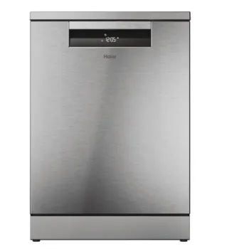 Haier XF 4A4M4PX mosogatógép, 14 teríték, Wifi, inverter motor, 3 kosár, automatikus ajtónyitás, 59.7x59.8x85 cm, inox szín 