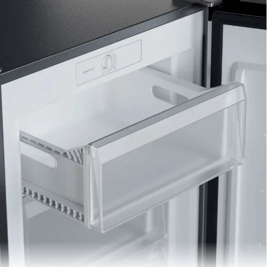 Candy CNUQ2L58EX fagyasztószekrény, 90L, 54.5x57x86 cm, ezüst szín