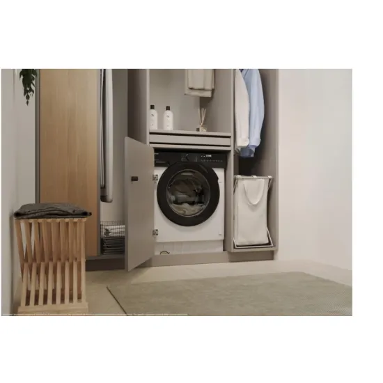 Haier BHA6SD696M6DB9-S beépíthető mosó-szárítógép, 9/6 kg, Wifi, gőz, inverter motor, 60x52.5x82 cm 