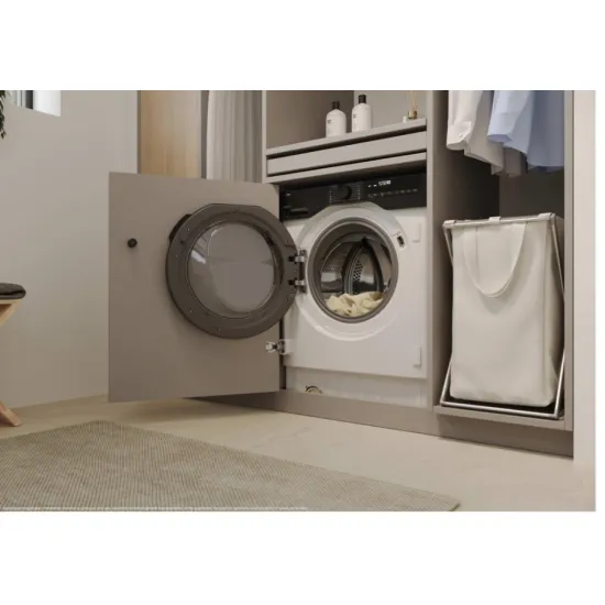 Haier BHA6SD696M6DB9-S beépíthető mosó-szárítógép, 9/6 kg, Wifi, gőz, inverter motor, 60x52.5x82 cm 